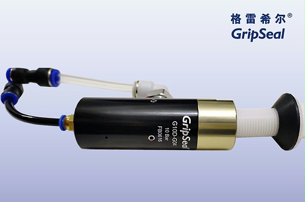 Use scheme of pneumatic automatic quick connector for threaded pipe