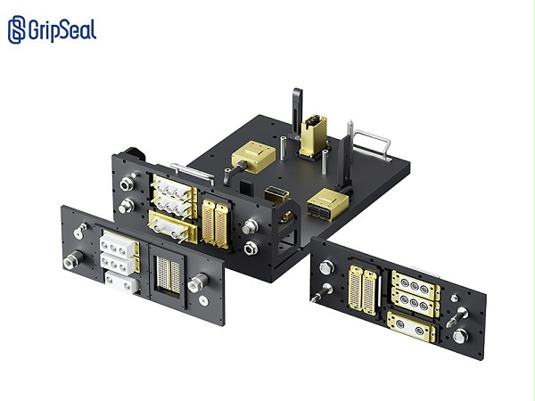 Pneumatic-electro-hydraulic docking system