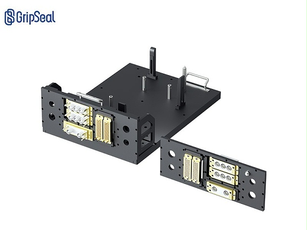 Pneumatic-electro-hydraulic docking system
