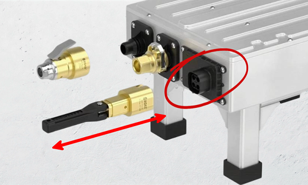GripSealG25FQuick sealing connector: new energy battery pack air tightness test application