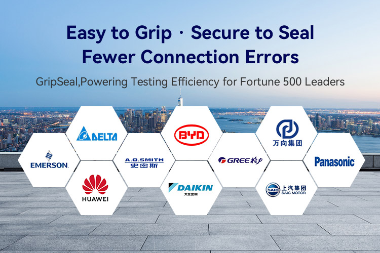 GripSeal: Easy to grip – easy to seal. Reduces connection errors.