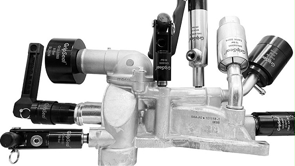 Application case of quick seal joint for engine cooling waterway air tightness test
