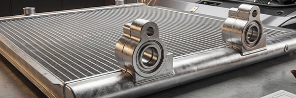Radiator refrigerant interface