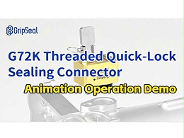 G72K Threaded Quick Lock Sealed Connector - Animated Operation