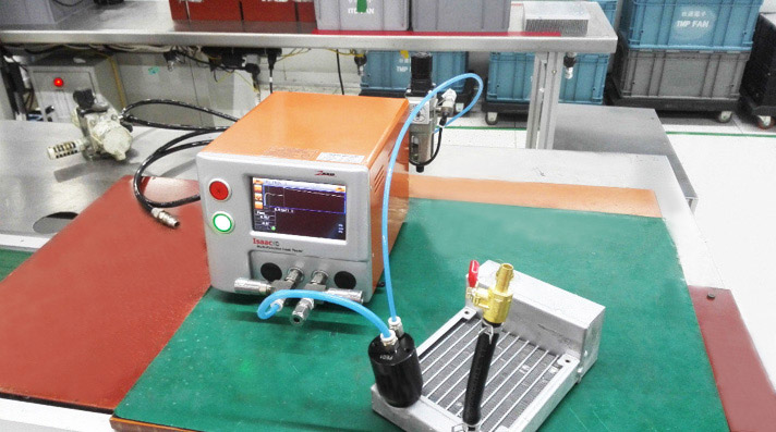 Medical apparatus test quick connection scheme