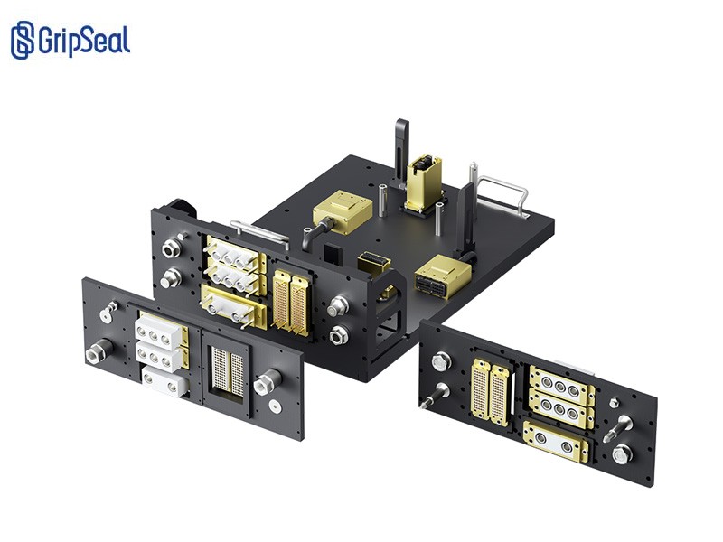 Pneumatic-electro-hydraulic docking system
