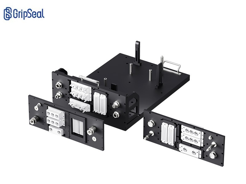 Pneumatic-electro-hydraulic docking system Pneumatic-electro-hydraulic docking system