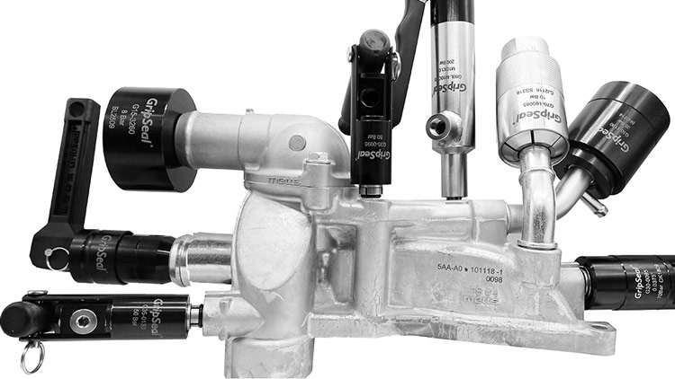 Application case of quick seal joint for engine cooling waterway air tightness test