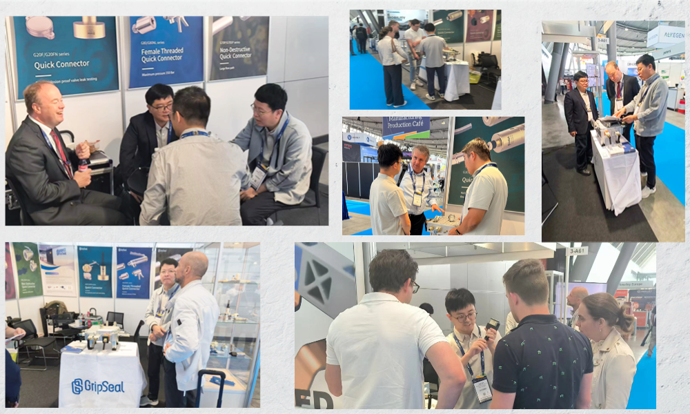 GripSealAppearing at the European industry event, empowering the European new energy industry chain with fast sealing technology