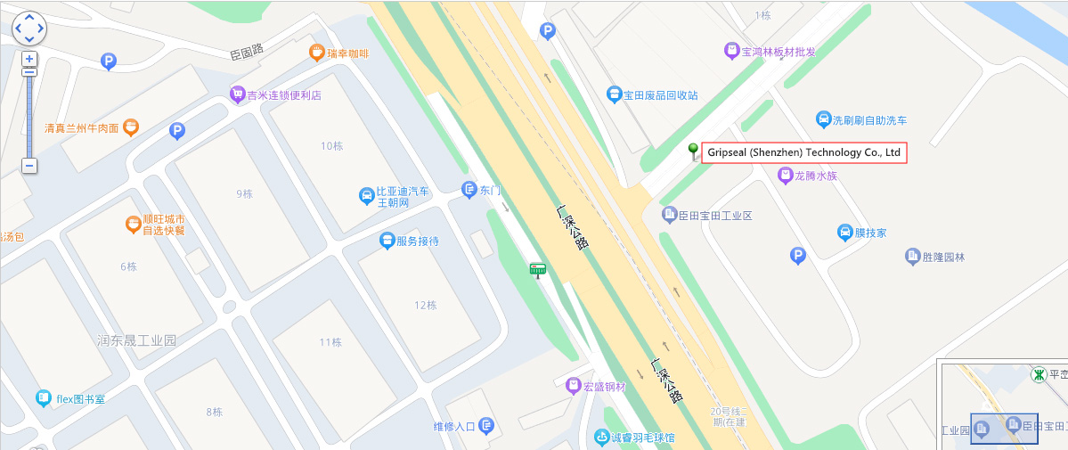 GripSeal (Shenzhen) Technology Co., Ltd. Address