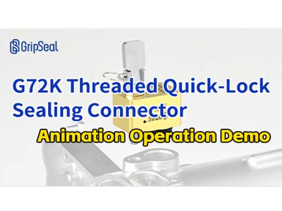 G72K Threaded Quick Lock Sealed Connector - Animated Operation