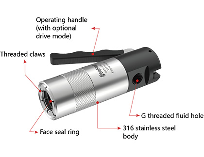 G85Series high pressure external thread sealing connector
