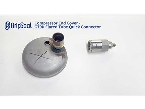 Compressor End Cap-G70K Flare Tube Quick Connector